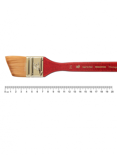 Brocha Acuarela Heritage Princeton Sintético - Angular N° 1-1/2'' (Angle Flat Wash)