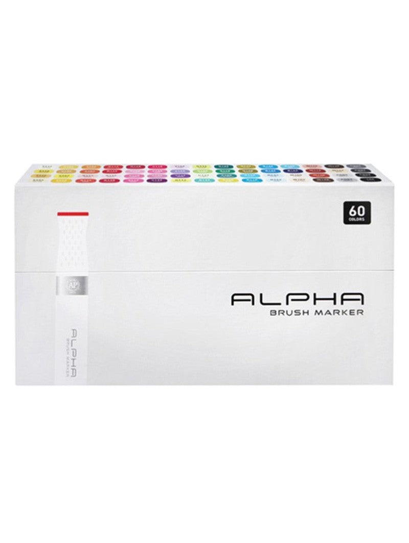 Marcadores Alpha Brush Set 60 Colores
