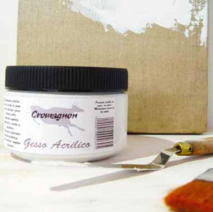 Gesso Acrílico - Imprimante Blanco al Agua - Cromagnon 300 ml