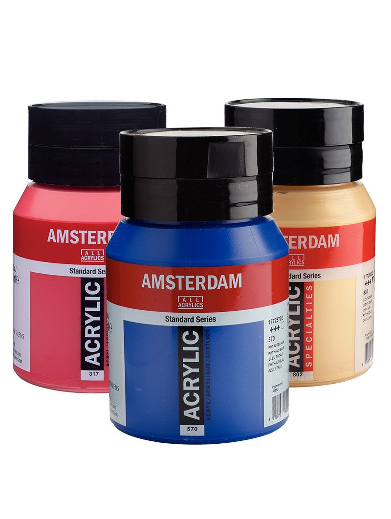 Acrilico Amsterdam 500 ml - 105 Blanco de Titanio