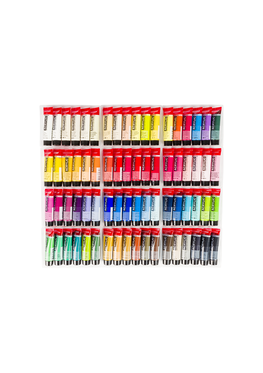 Acrílico Amsterdam Set 72 Colores 20ml Selección General
