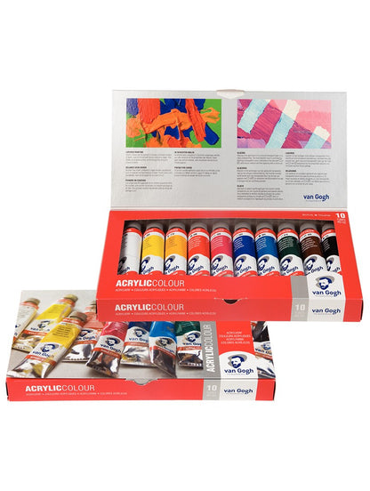 Acrílico Van Gogh Set 10 Colores 40ml Básico
