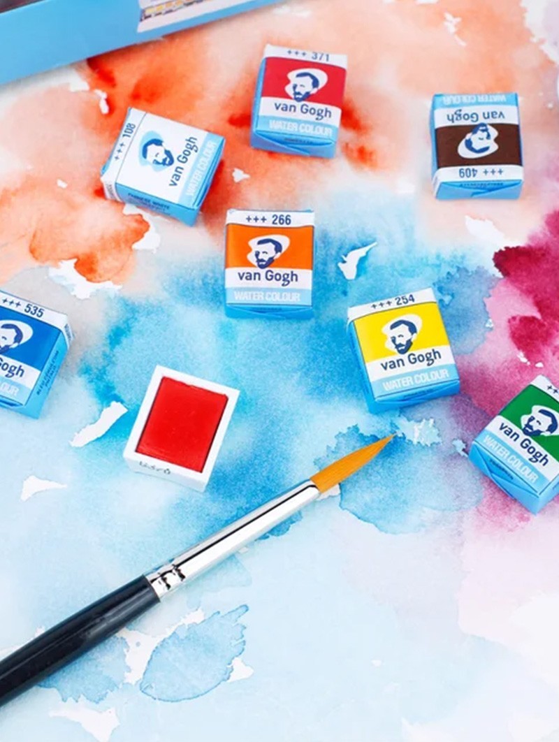 Acuarela en Pastillas Van Gogh Set 24 Colores
