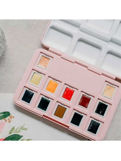 Acuarela en Pastillas Van Gogh Set Frau Hölle Floral 12 Colores
