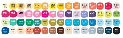 Marcadores Alpha Brush Set 60 Colores