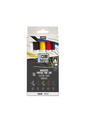 Marcador de Pintura para Cuero Pebeo Setacolor Set 5 Colores Primarios