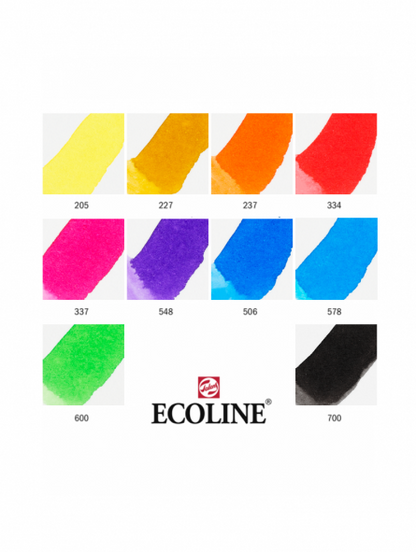 Marcadores Acuarela Ecoline Set 10