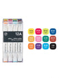 Marcadores Alpha Brush Set A 12 Colores