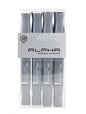 Marcadores Alpha Design Set 12 Colores Gris Cálido