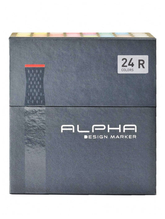 Marcadores Alpha Design Set R 24 Colores