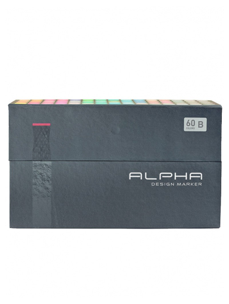 Marcadores Alpha Design Set B 60 Colores