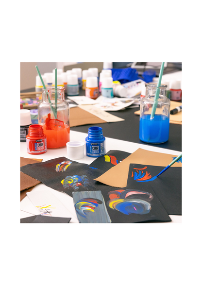 Pintura para Cuero Pebeo Setacolor Set 5 Colores x 20ml